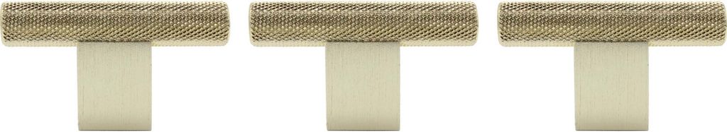 Natural Goods Berlin Möbelgriff WAAGE, Möbelknopf, Schrankgriff, Knauf für Schublade und Tür, Gold, 3 Stück