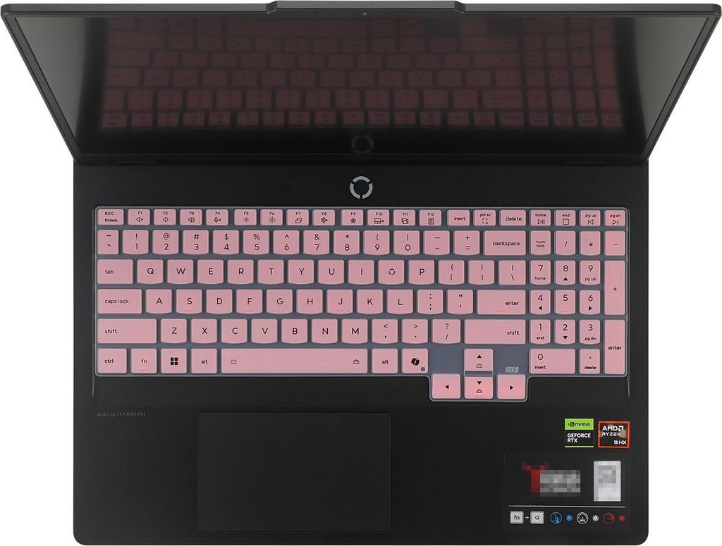 INF Silikon Tastaturschutz für Lenovo Legion R9000P R7000 Y7000P - Staubdicht Rosa