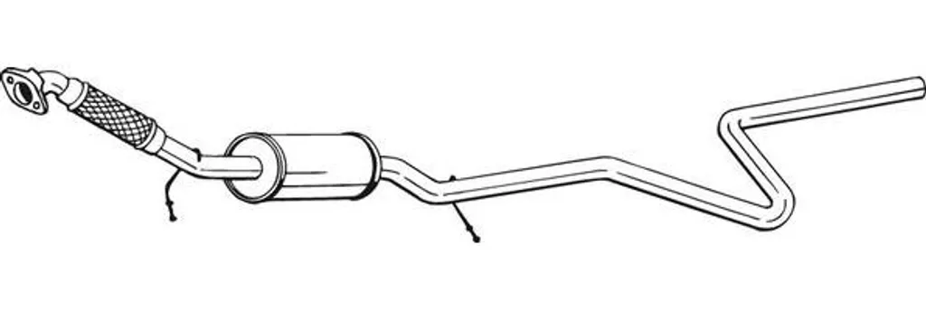 Silencieux central BOSAL 288-027 : Stopper les bruits d'échappement
