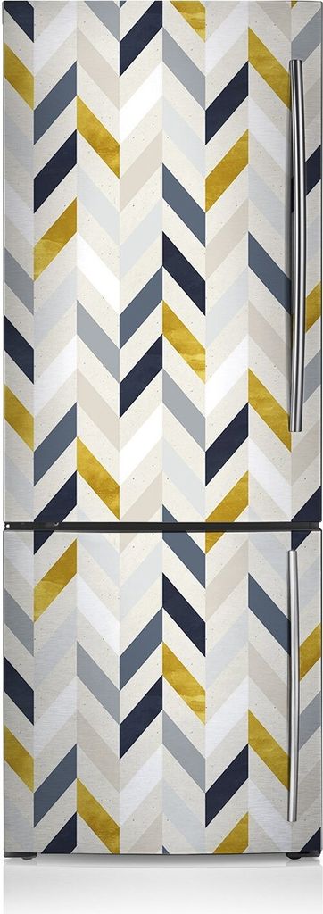 Kühlschrankmagne Kühlschrank Aufkleber Magnetfolie Dekoration 60x180 cm - Bunter Vektor