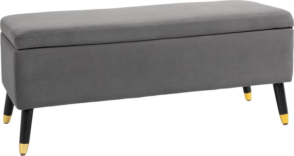 Ecksofa mit Schlaffunktion, 3-Sitzer-Sofa mit Bettkasten und Kissen, Eckcouch, L-Form Couch, Stoffbezug, Grau