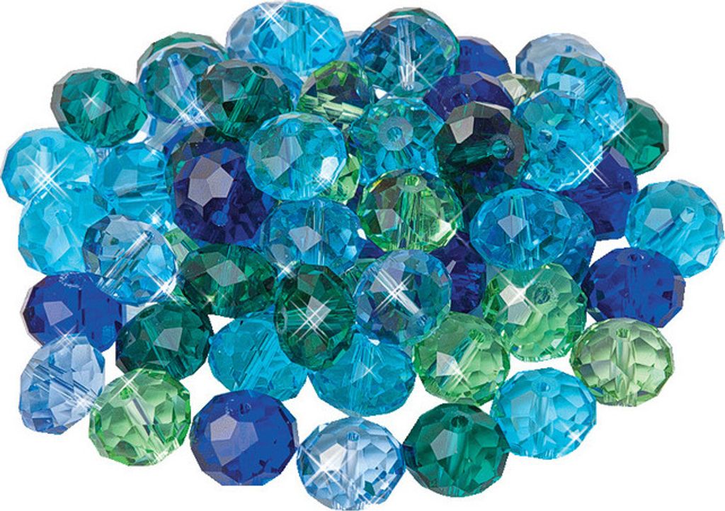 PRACHT Glasschliffperlen 12 mm 25 Stück für Produktbild 