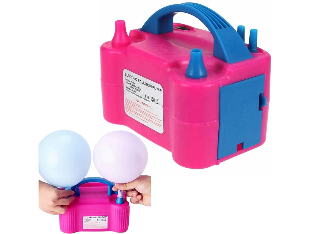 Pompka Elektryczna Do Balonów 600W Szybka Dwie Dysze Zdjęcie produktu 