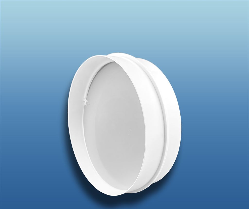 Rundrohrverbinder mit Rückstauklappe: System: Ø 200