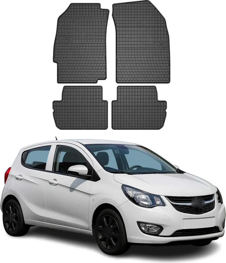 Tappetini per Opel Karl 2015-2019 in TPE - Protezione Totale All-Weather