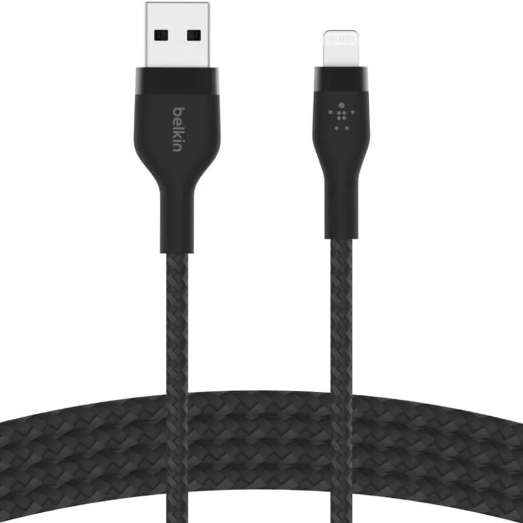 Belkin Cavo Lightning 1 Metro Nero CAA010BT1MBK | Resistente - 12