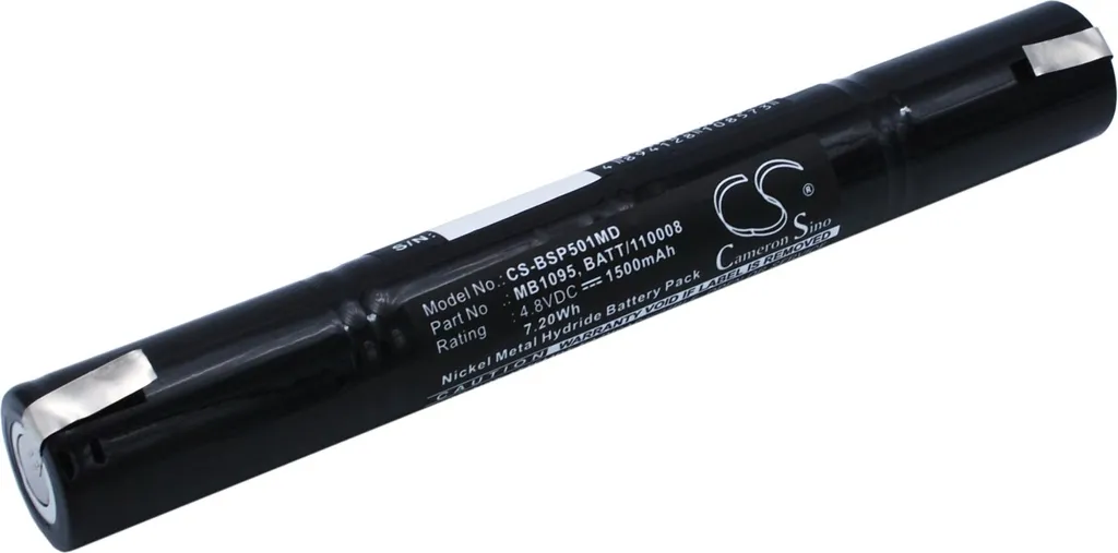Batterie de Rechange pour Bosch Spiro 501 Compatible MB1095 120008