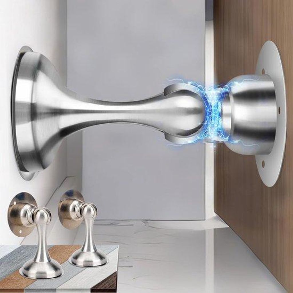 Magnetische Deurstopper 2er Set - RVS Deurhouder mit starkem Magneten
