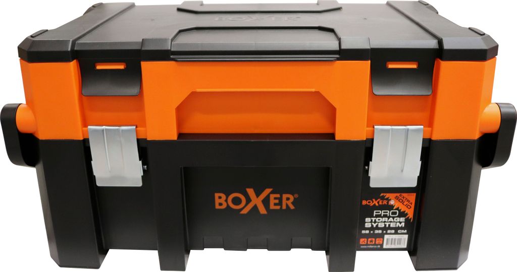 Boxer Schwerlast-Werkzeugkasten 17” mit Aluminiumgriff 58 x 35