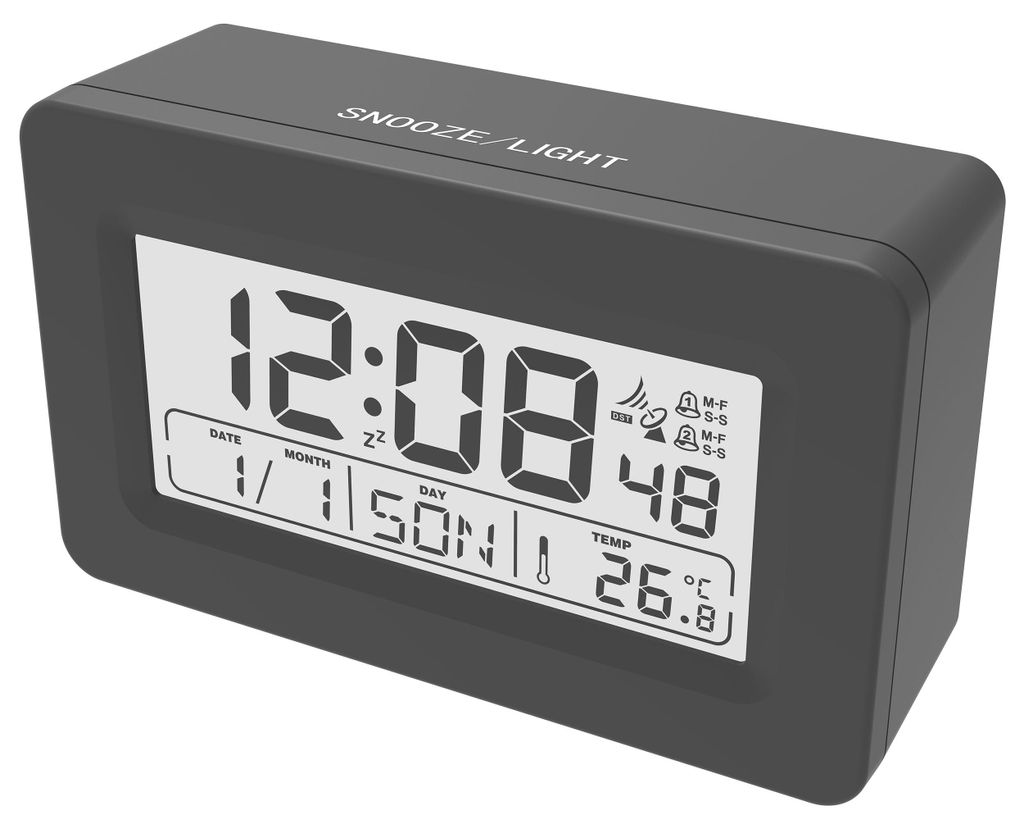 Miraval Digitaler Funkwecker Basic – DCF77 Funkuhr, Produktbild 