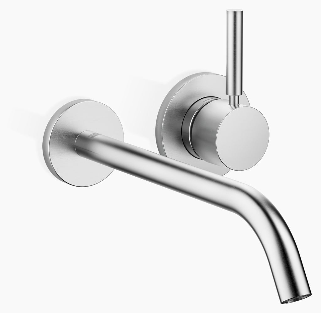 Dornbracht META Waschtisch-Wand-Einhandbatterie ohne Ablaufgarnitur, Ausladung 250mm, luftangereicherter, runder Strahl, 36861660-93