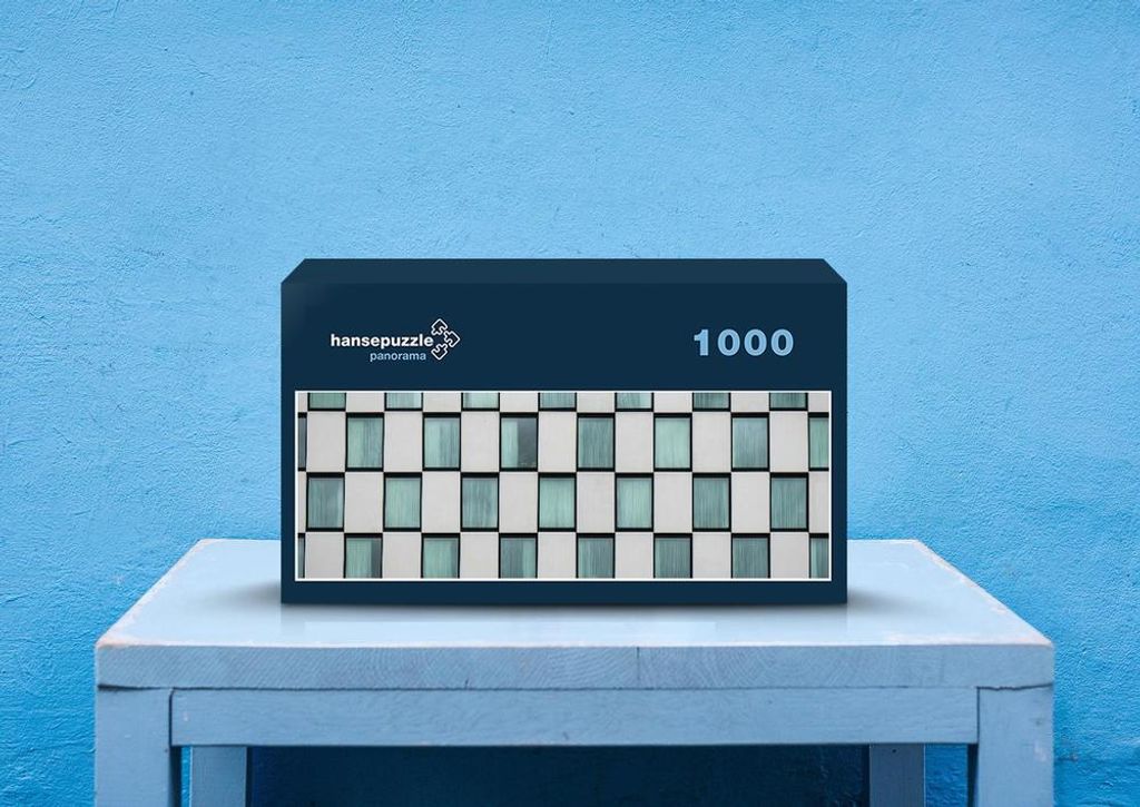 hansepuzzle 68561 - Hotel Puzzle, 1050 Teile, Gebäude, 60,0 x 46,0cm mit hochwertiger Aufbewahrung, Kartonbox und wiederverschließbarem Beutel
