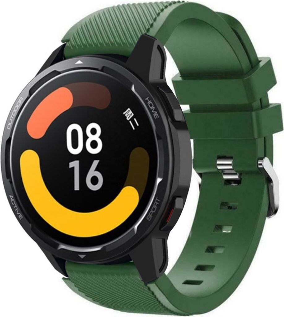 Strap-it Xiaomi Watch S1 Silikonarmband (Armeegrün)