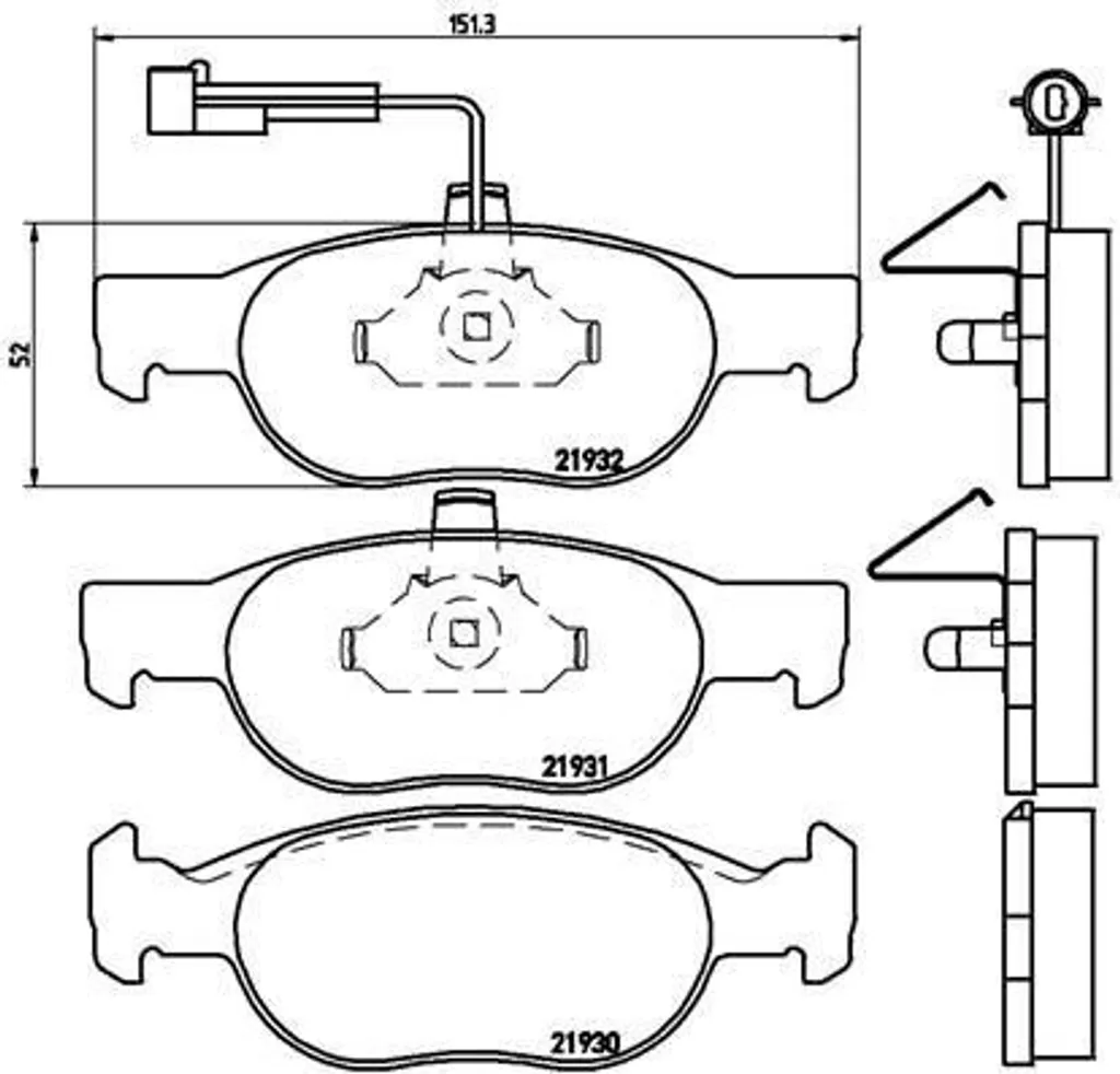 Plaquettes Brembo P 23 057 : stoppez les sifflements de frein Fiat
