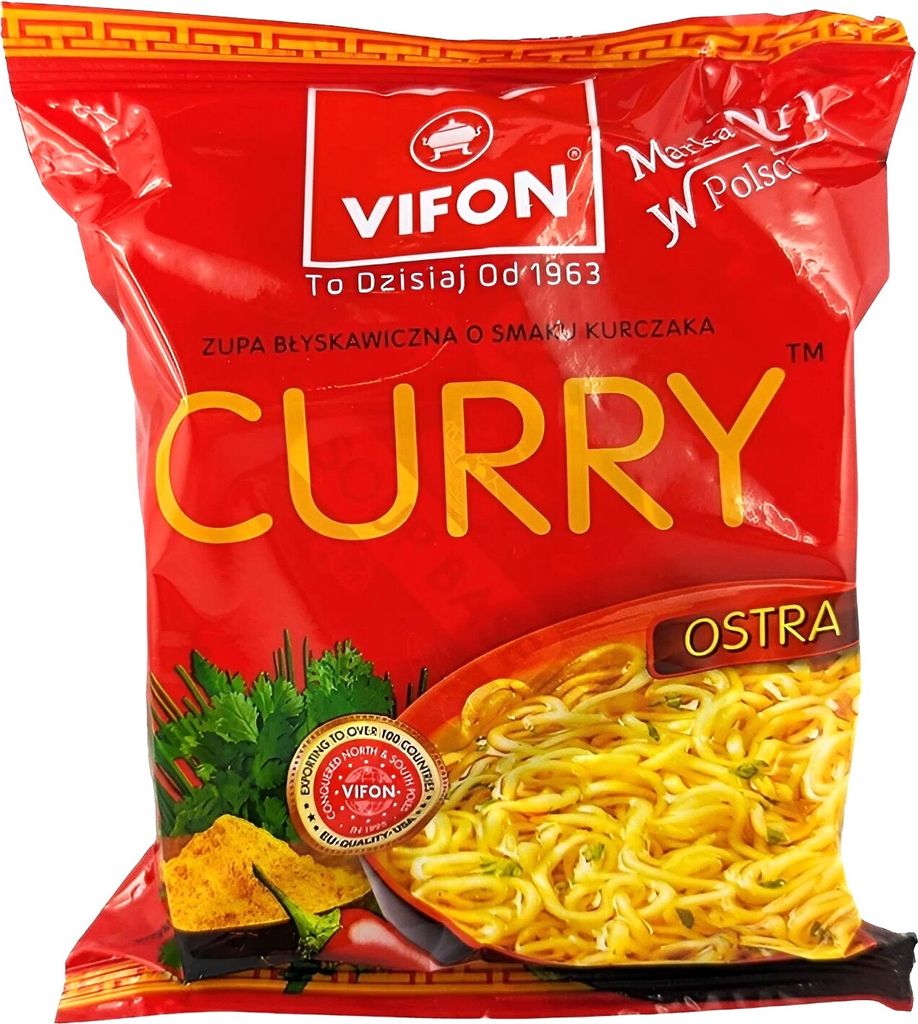 Vifon Curry Instant Nudeln 24er Pack (24 x 70g) Produktbild 