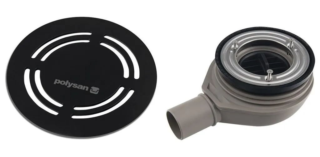 Sifone Polysan Flexia 17781 Geberit 90mm Nero Opaco - Offerta Online