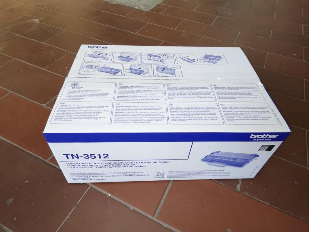 Original brother TN-3512 Toner schwarz ca. 12.000 Seiten Produktbild 