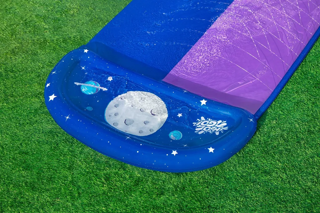 Toboggan Aquatique Lunar Launch Double : Glisse Fluide sans Accroc - 8