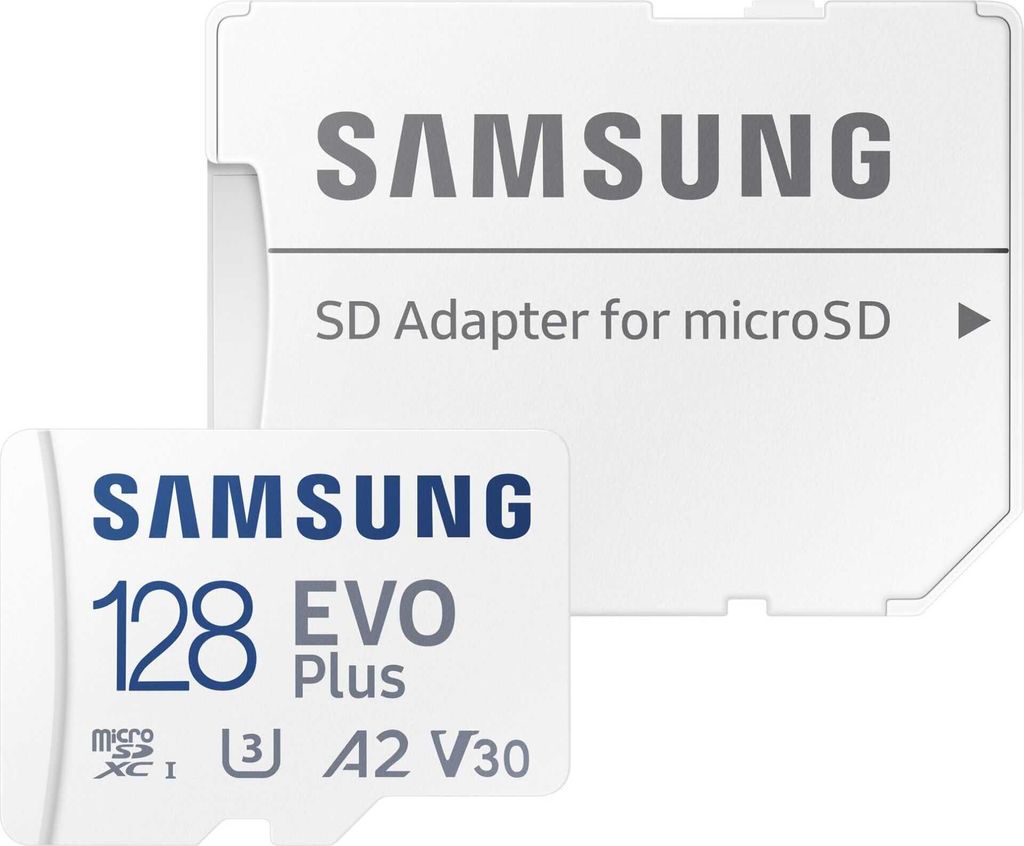 SAMSUNG Speicherkarte microSD EVO PLUS 128 GB Produktbild 