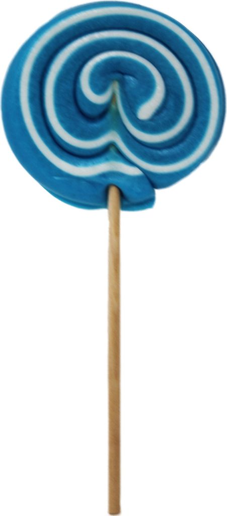 Špirála Lolly Boy modrá biela veľká lízanka s ananásovou Obrázok produktu 