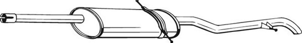 Bosal Endschalldämpfer 286-555