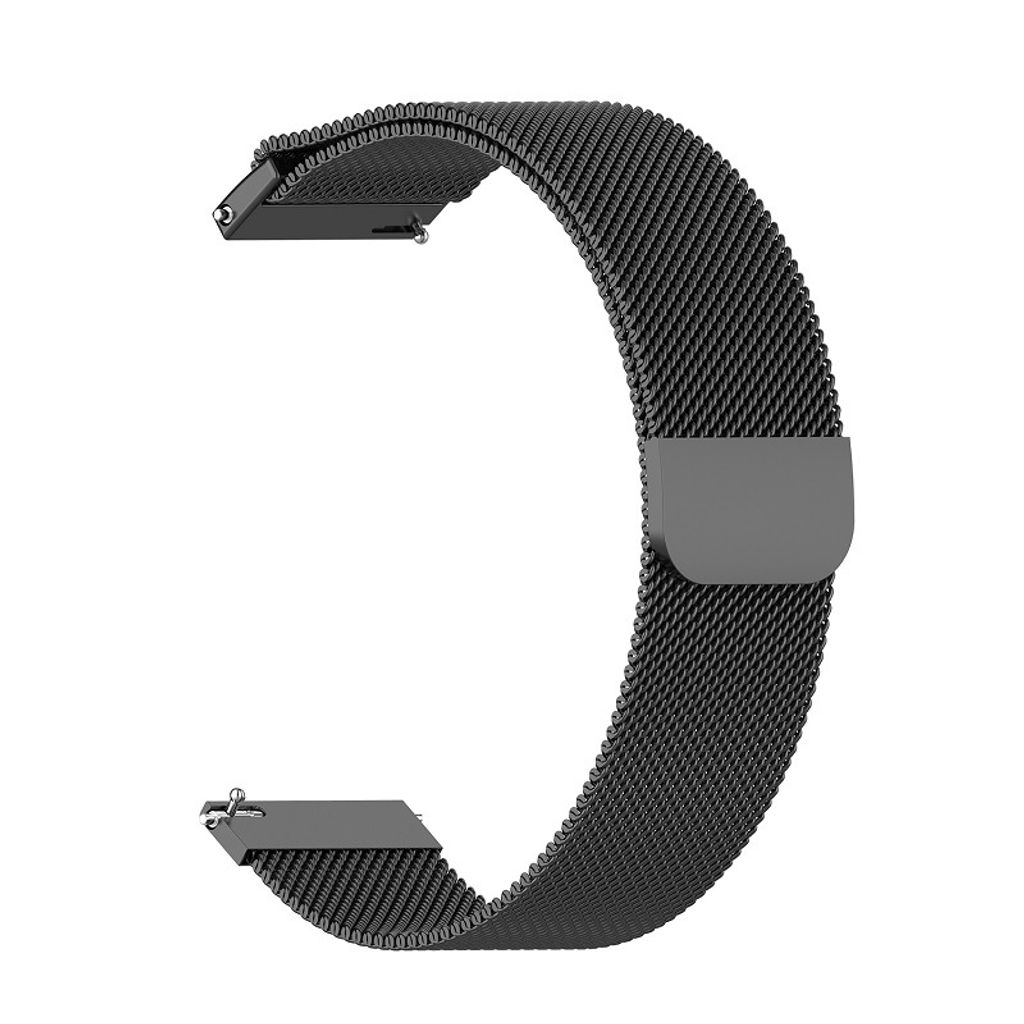 BStrap Milanese Armband für Garmin Venu 2S, black
