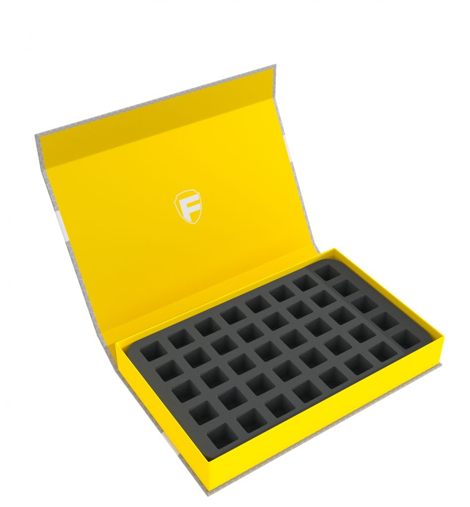 Feldherr Magnetbox gelb für Star Wars Destiny - 40 Würfel