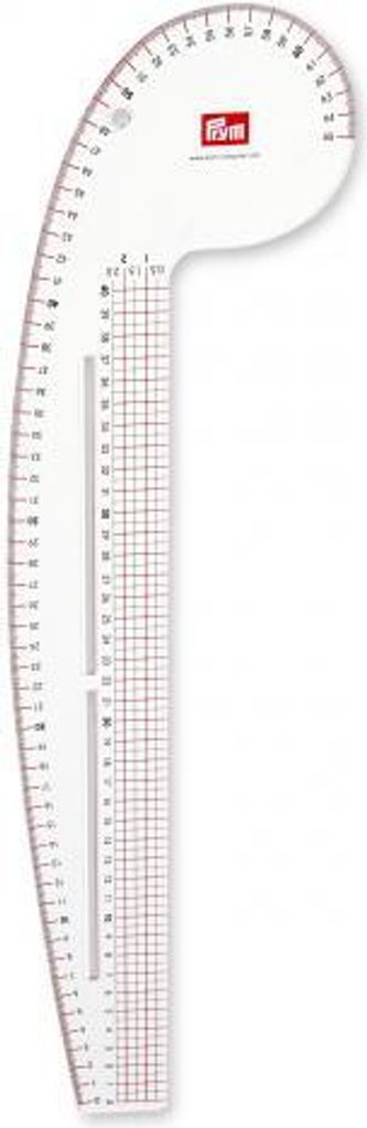 PRYM Kurvenlineal Armloch und Armkugel, 65 cm-Skala Produktbild 