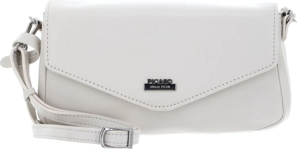 Sac bandoulière Picard Really en cuir écru avec rabat élégant pour femme