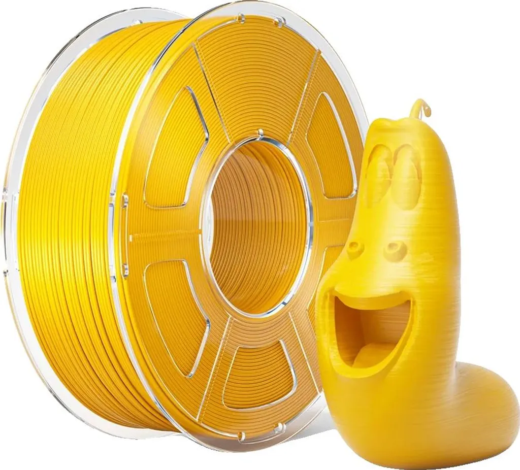 filamento per stampante 3D, alta velocità, maggiore tenacità, giallo