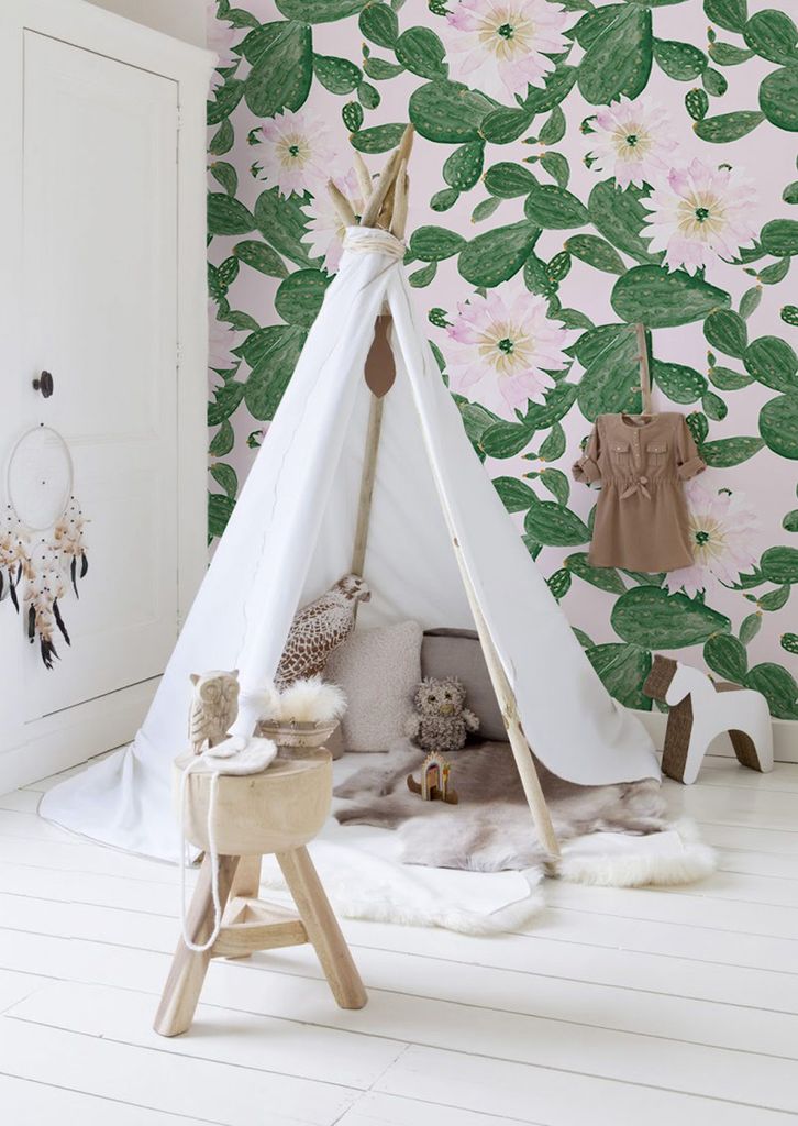 Coloray Fototapete 250x250 cm An Einer Wand Latex Latextapete - Kakteen Blumenkaktus