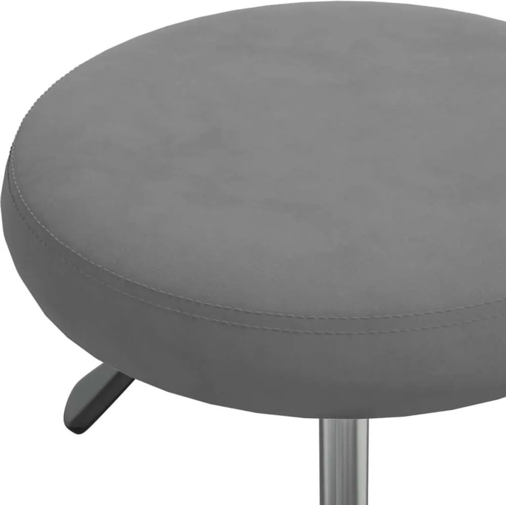 Sgabello da massaggio semplice in velluto grigio scuro - poltrona da massaggio DE4238929 1pacco - 4