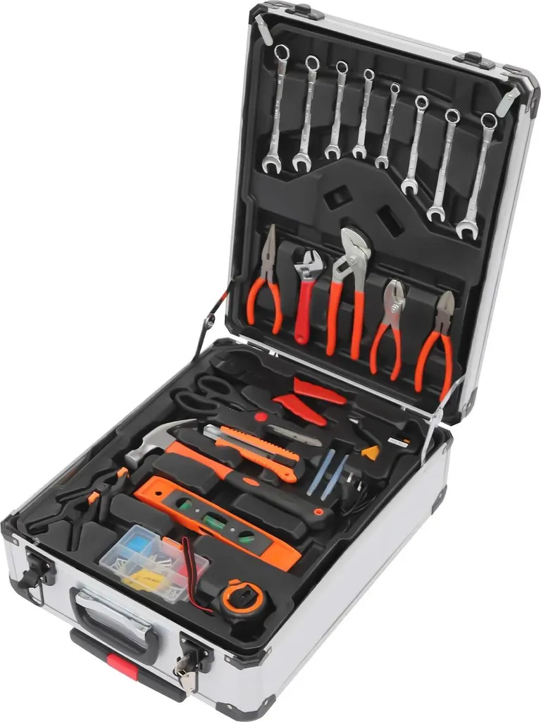Coffret outils réparation auto et maison - Kit 187 pièces sur roulettes