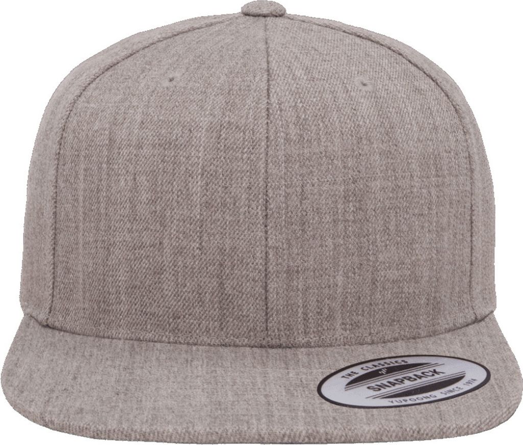 Yupoong Herren Baseball-Kappe Flexfit Double Jersey RW2891 (L/XL) (Grau)