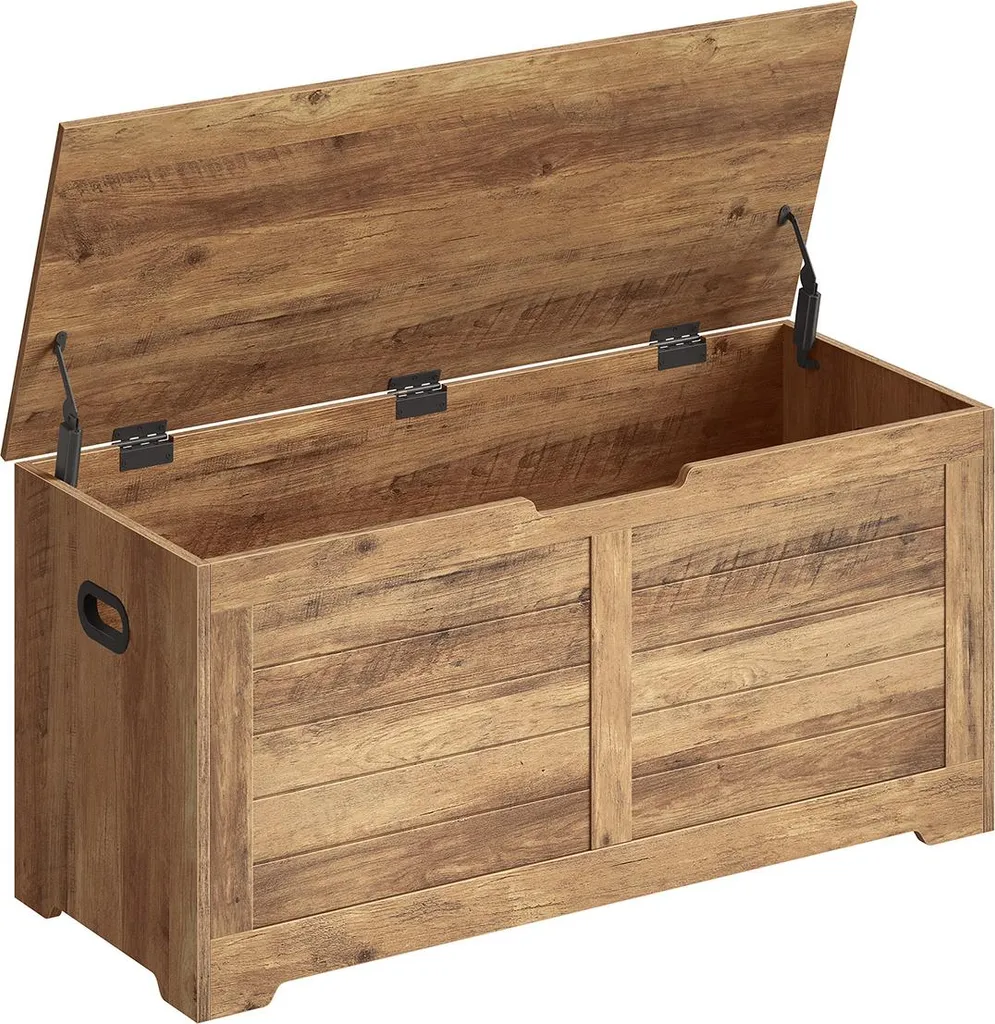 Banc à chaussures pratique pour entrée organisée style brun miel