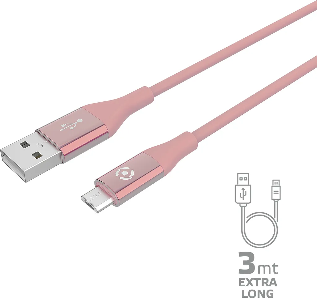 Celly, Caricatore USB-C con Cavo USB-C Incluso, Caricabatterie