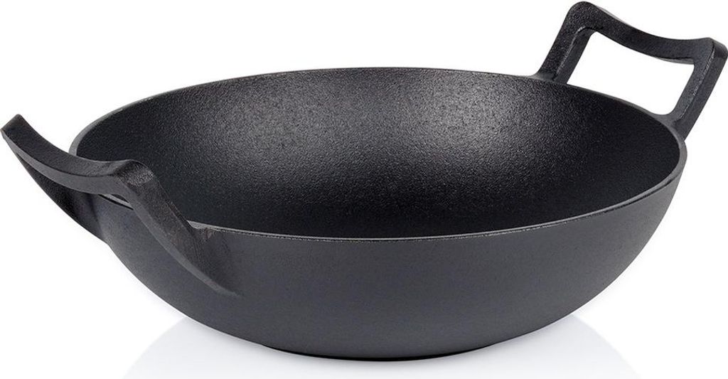 Vilde | Poêle à wok - Fonte - 32 cm - Adapté à l'induction Image du produit 