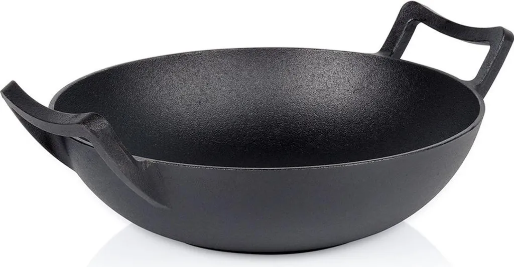 Wok en fonte pour induction Vilde 32 cm idéal recettes asiatiques