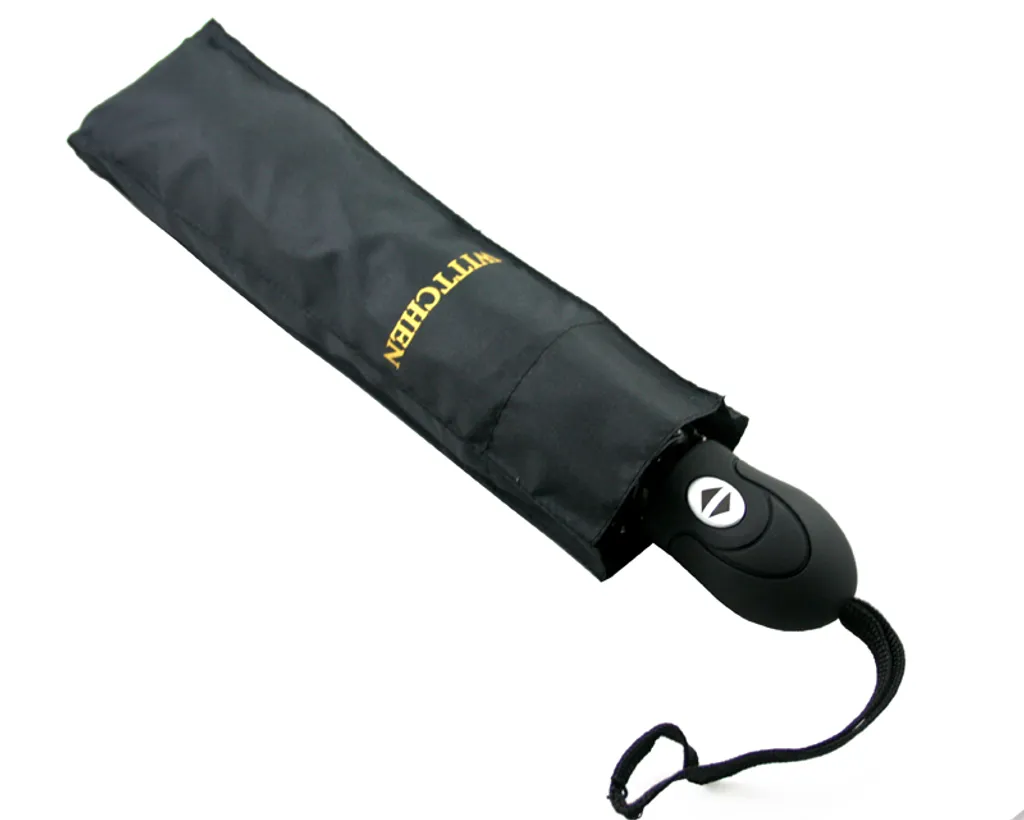 Parapluie Noir Solide qui ne se Retourne Pas - Solution Pluie Wittchen