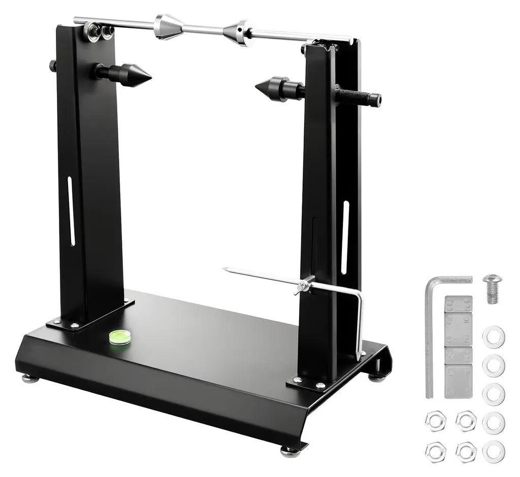 Support d'Équilibrage de Roue Moto pour Pneus jusqu'à 889mm SucceBuy