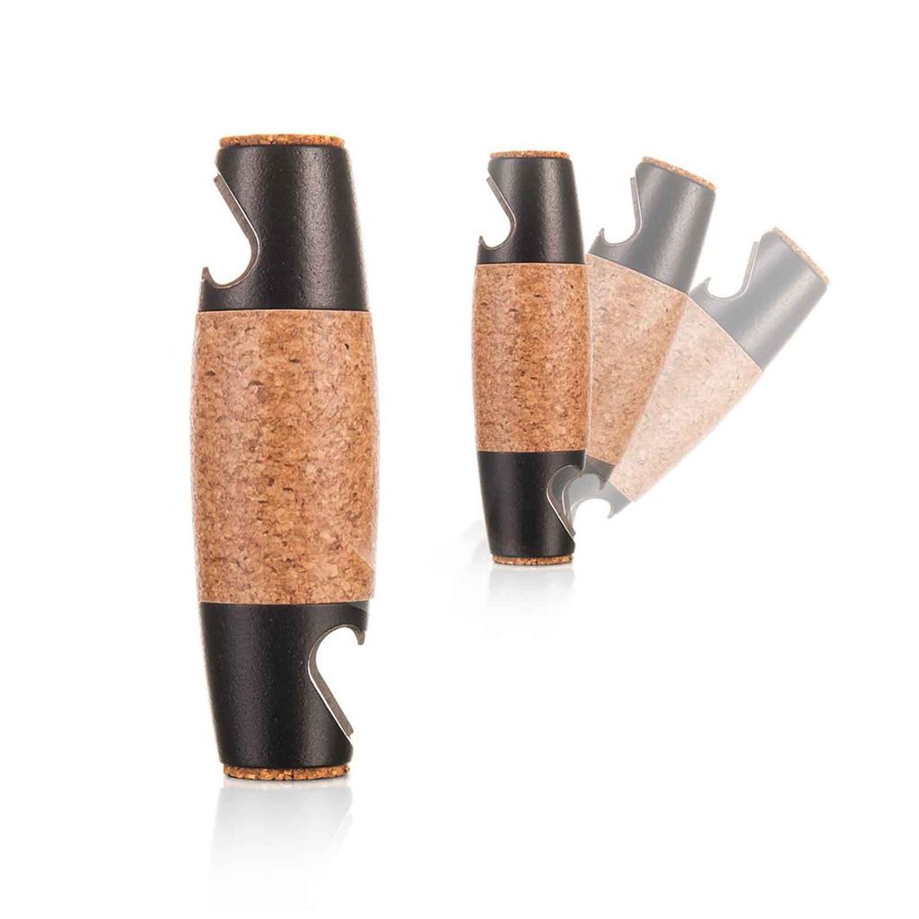 Vacu Vin Flaschenöffner Trick Stick, Kapselöffner, Bieröffner, Kapselheber, Kunststoff, Edelstahl, Braun, Grau, 68545606
