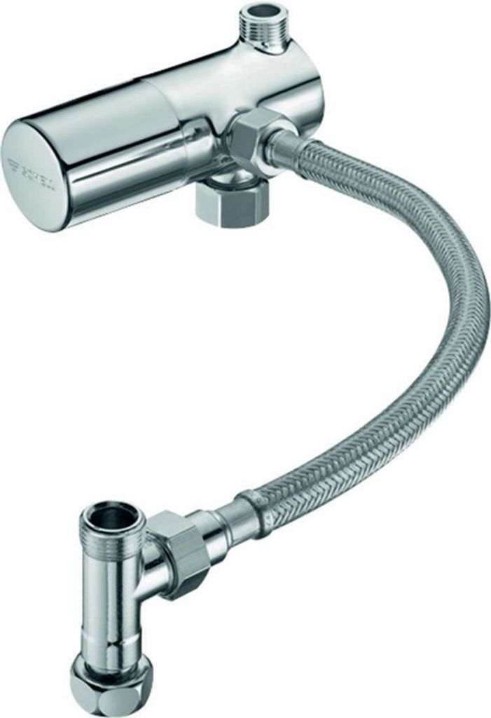 SCHELL Eckventil-Thermostat Set Anschlussset Flexibel, chrom