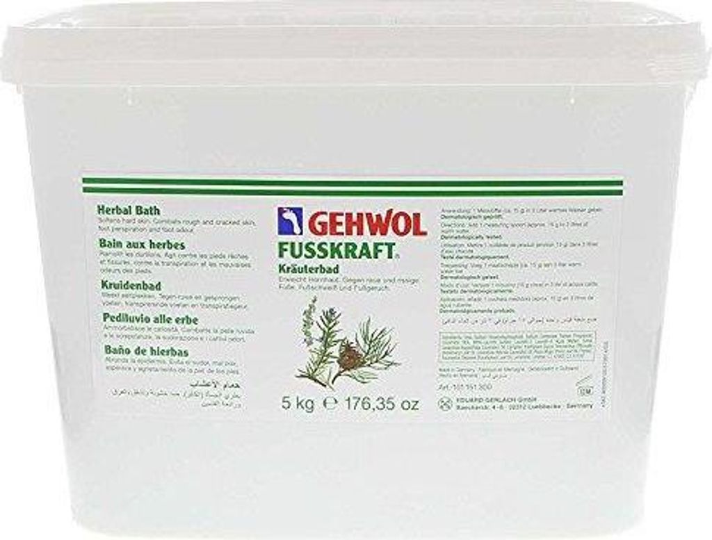 Gehwol Fusskraft Kräuterbad mit Urea, (5 kg)