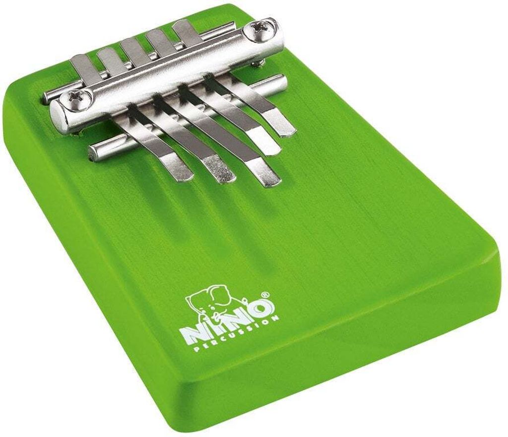 Nino Percussion NINO963GR klein Kalimba mit 5x Tönen/Zungen grün