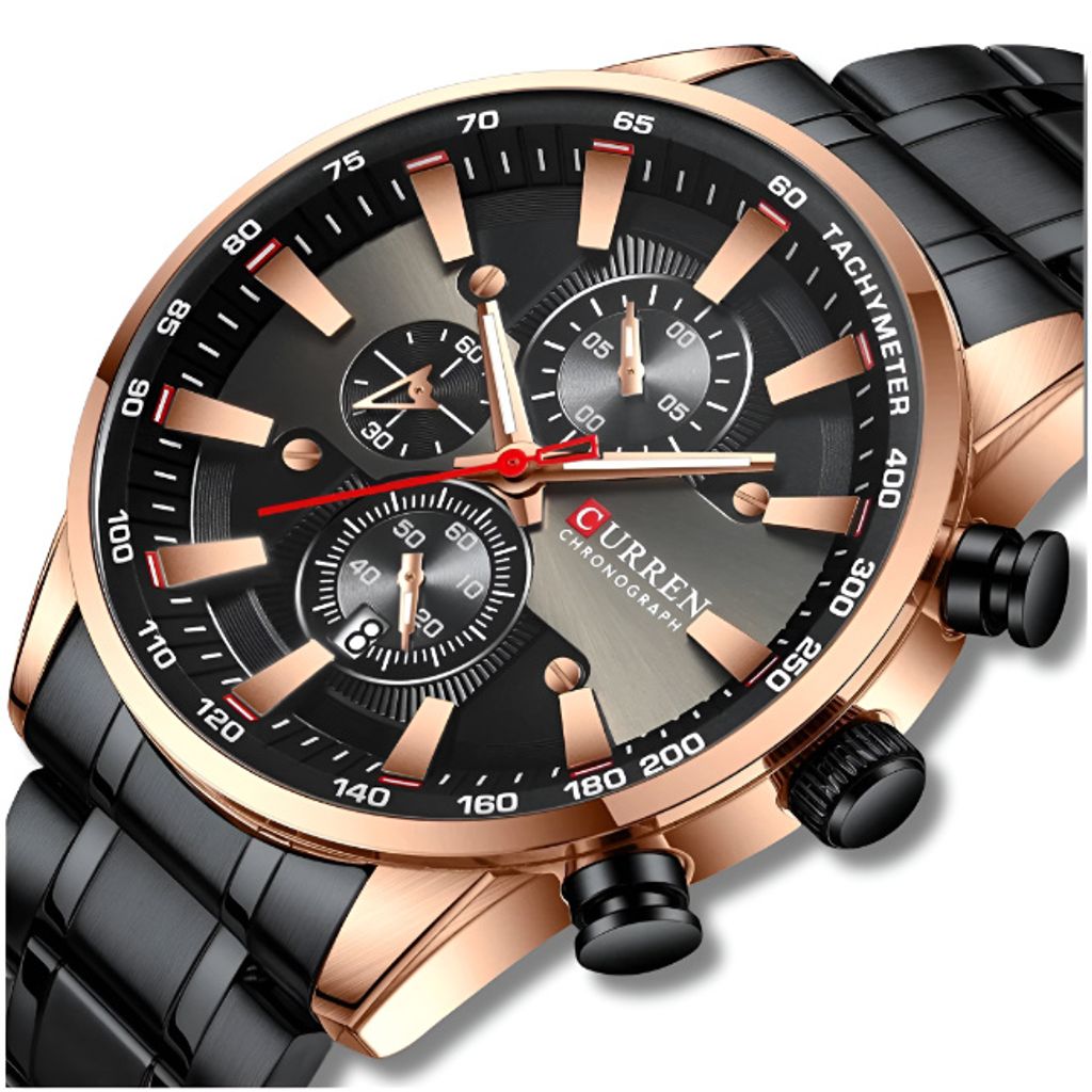 Zegarek Męski Curren Klasyczny Elegancki Chronograf Zdjęcie produktu 