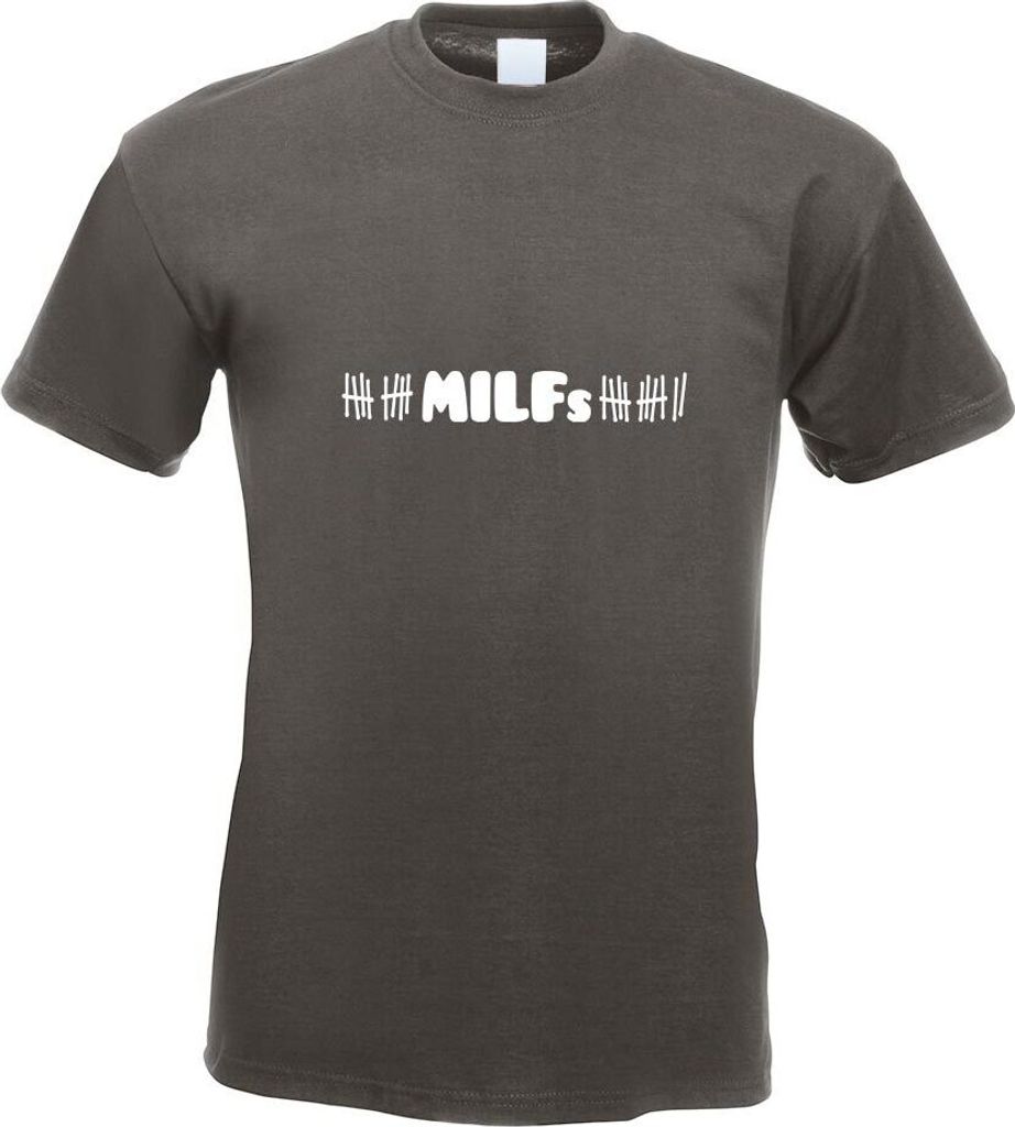 Kiwistar - T-Shirt - Graphit - Milfs Motiv2 Motiv Bedruckt Funshirt Design Print - mit Motiv Bedruckt - Funshirt Design - Sport - Freizeit - Herren...