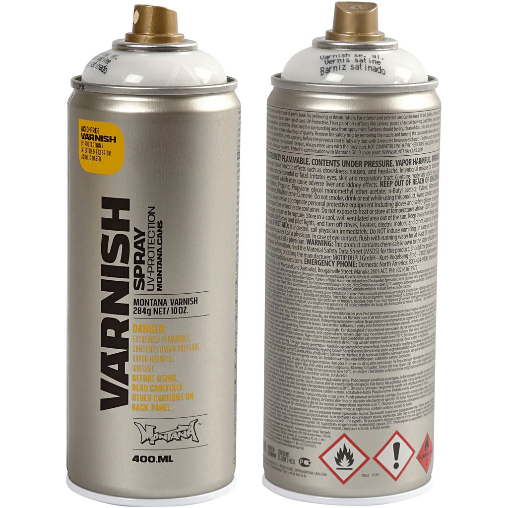 Lackspray zum Überziehen/Firnissen, Halbglanz, 400ml Produktbild 