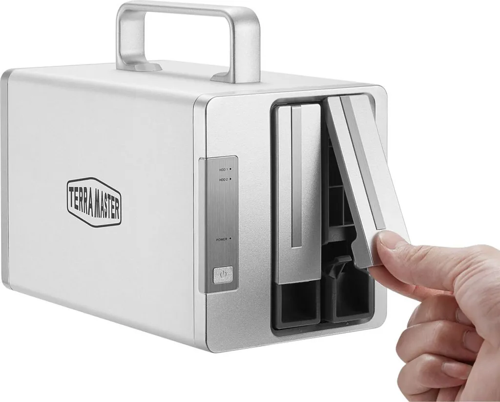 TerraMaster TD2 Thunderbolt 3 Boîtier RAID 2 Baies Haute Performance - 2
