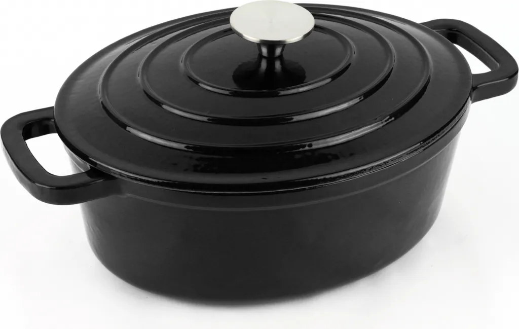 Cocotte en fonte noire induction Magefesa Ferro Eco 28cm forme ovale