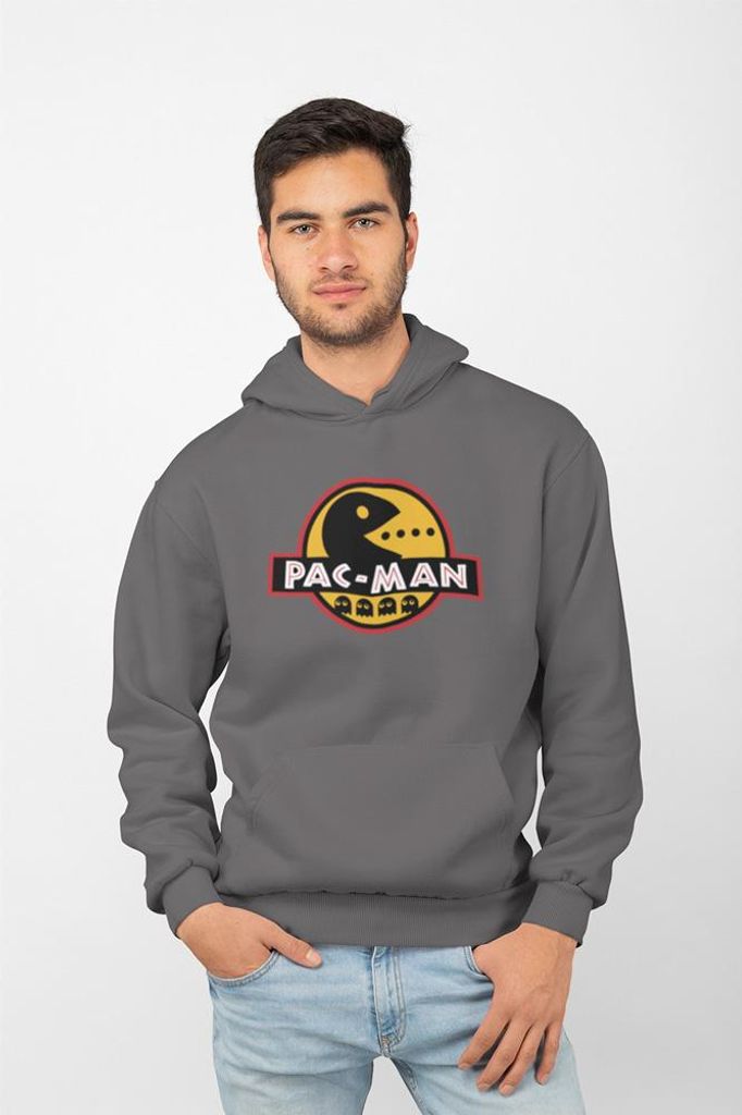 D&B Uni Hoodie GM00009 PacMan Anthrazitgrau-Größe 2XL